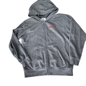 Sawyer Gray Zip Up Hooded Sweatshirt - Medium